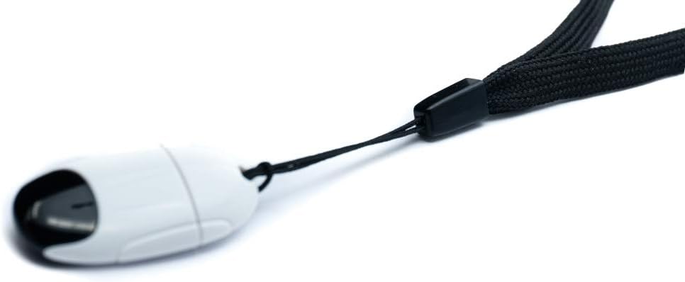 SYSTEM-S 5er Pack Halsband Trageband mit Schlaufe in Schwarz für Smartphone MP3-Player