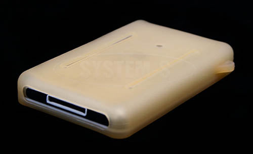 System-S sílikonhúðhulstur fyrir Apple iPod Video 60 80 GB appelsínugult