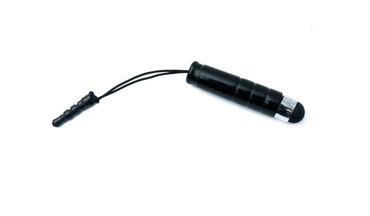 SYSTEM-S Mini Stylus 5 cm snertipenni svartur fyrir snjallsíma, spjaldtölvu, lófatölvu