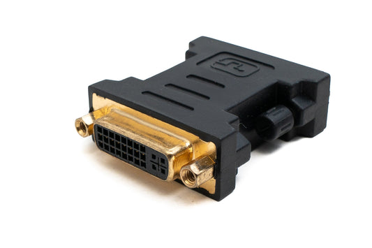 SYSTEM-S DVI Dual Link Adapter DVI-D 24+1 male to DVI-I 24+5 female converter