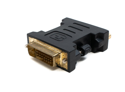 SYSTEM-S DVI Dual Link Adapter DVI-D 24+1 male to DVI-I 24+5 female converter