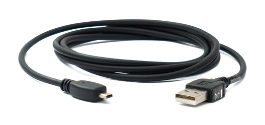 SYSTEM-S USB 2.0 cable 140 cm charging cable for Pentax Optio digital camera in black