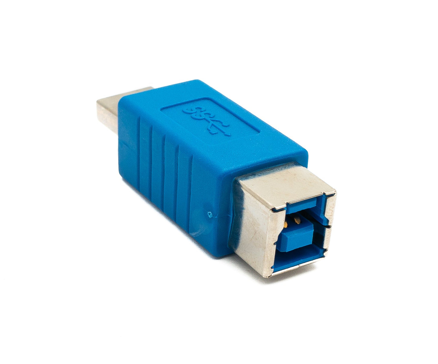SYSTEM-S USB 3.0 Adapter Type B Male to A Male Cable 5 Gbit/s 100W in Blue