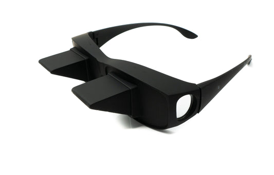 SYSTEM-S 90° prism glasses, view-directing reading and TV glasses, angled glasses