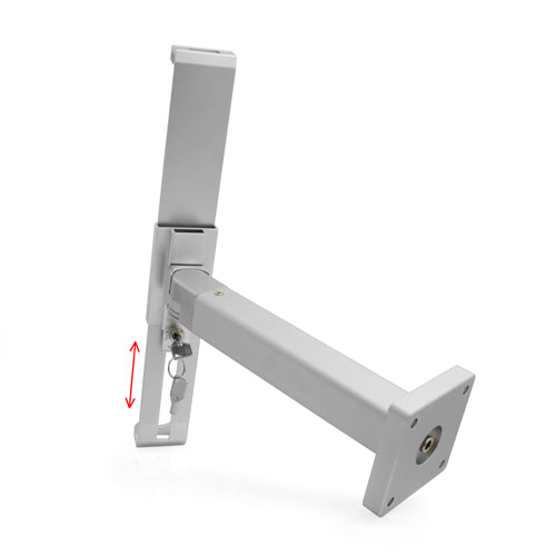 SYSTEM-S Universal Präsentation Wandhalter Haltearm abschließbar Wandhalterung für Tablet PC´s von 9.7-12 Zoll
