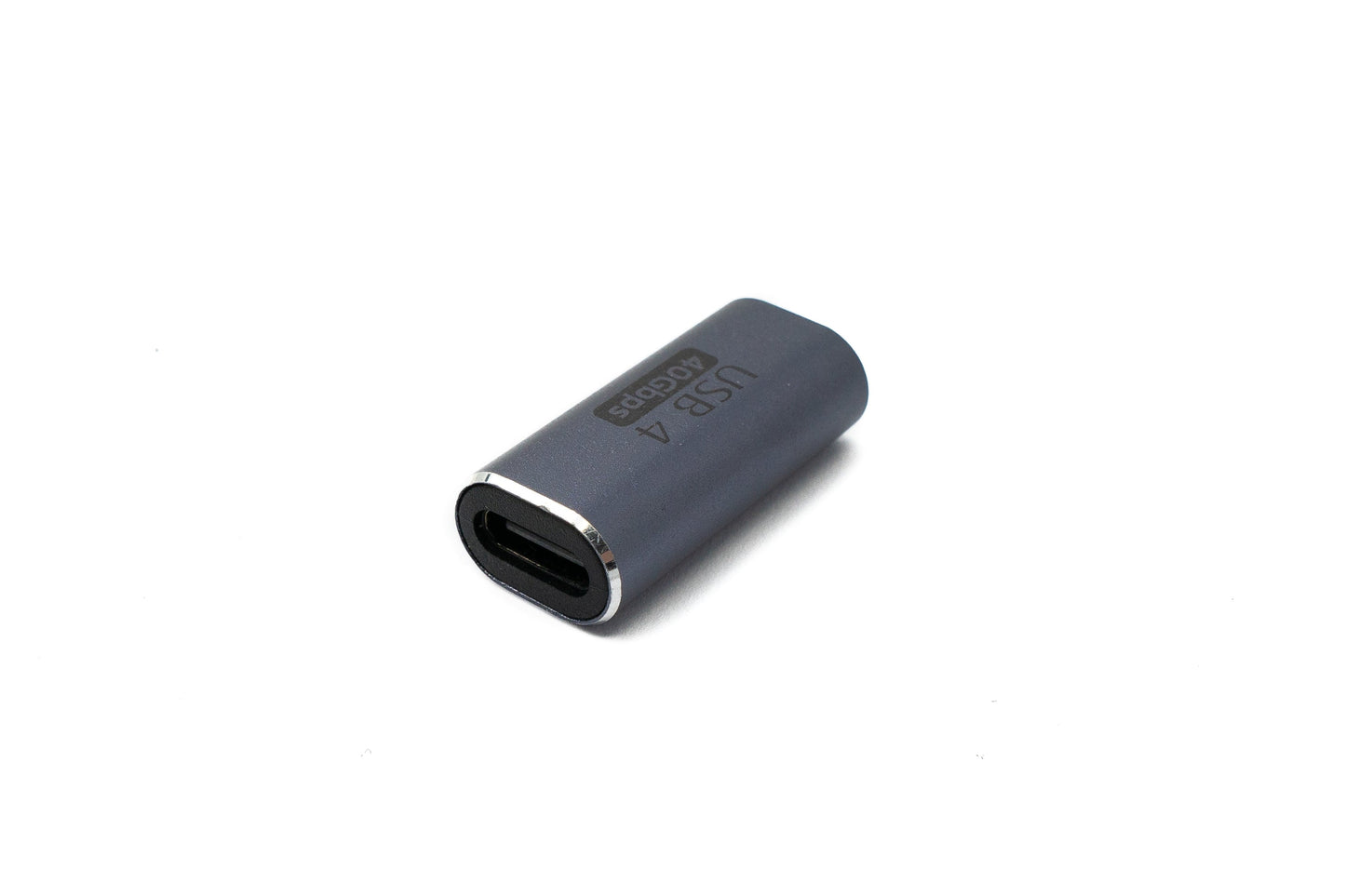 SYSTEM-S USB4 USB Adapter Type C Female to Female 40 Gbit/s USB 4.0 Cable in Gray