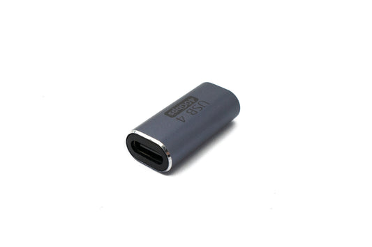 SYSTEM-S USB4 USB Adapter Type C Female to Female 40 Gbit/s USB 4.0 Cable in Gray