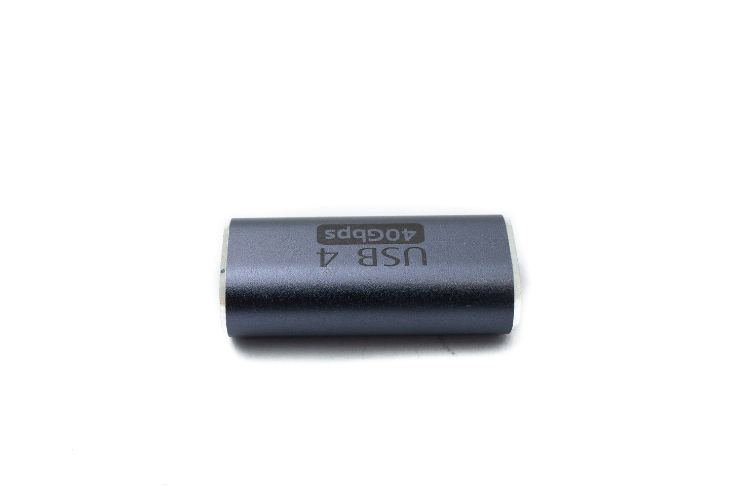 SYSTEM-S USB4 USB Adapter Type C Female to Female 40 Gbit/s USB 4.0 Cable in Gray