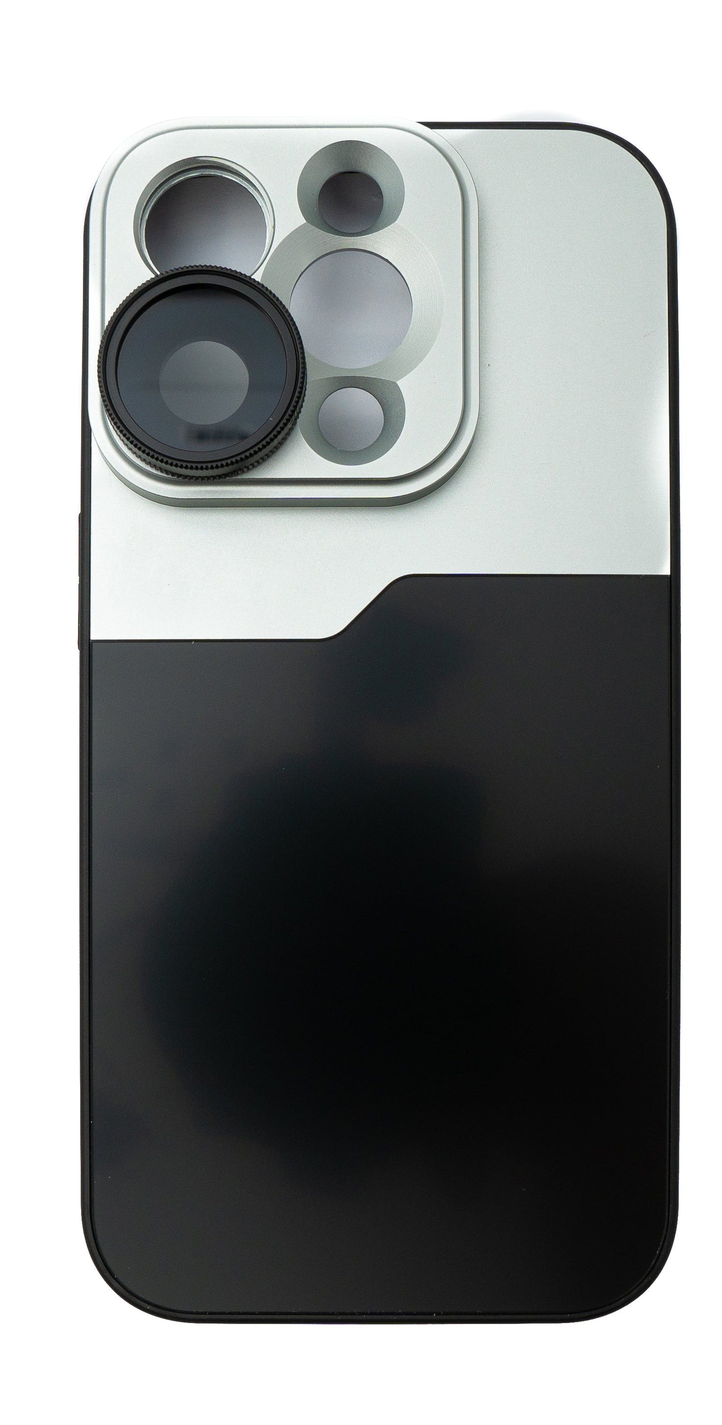 SYSTEM-S CPL síu hringlaga pólunarlinsa með hulstri í svörtu fyrir iPhone 14 Pro