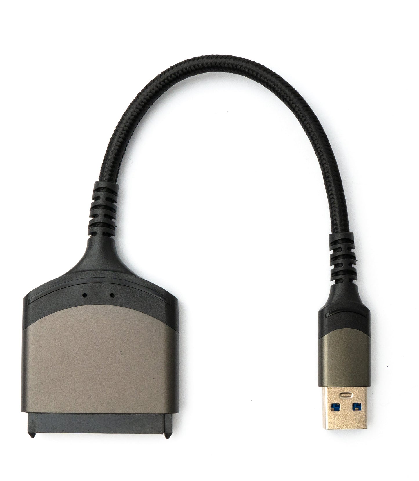SYSTEM-S SATA snúra 15 cm 22 pinna kvenkyns í USB 3.0 Tegund A karlkyns millistykki fyrir harða diska