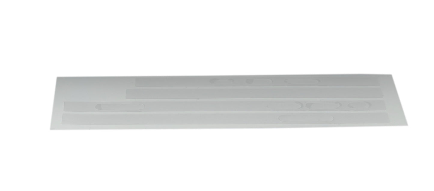 SYSTEM-S Frame Protection Film Edge Cover Frosted Glass Film for iPhone 12