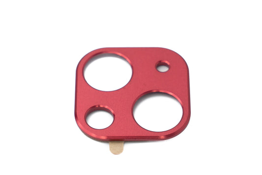 SYSTEM-S Camera Protection Lens Cover Aluminum for iPhone 13 & Mini in Red