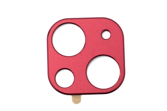 SYSTEM-S Camera Protection Lens Cover Aluminum for iPhone 13 & Mini in Red