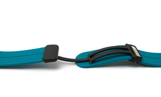 SYSTEM-S 20 mm silicone strap for Samsung Galaxy Watch 5 4 Smartwatch in blue