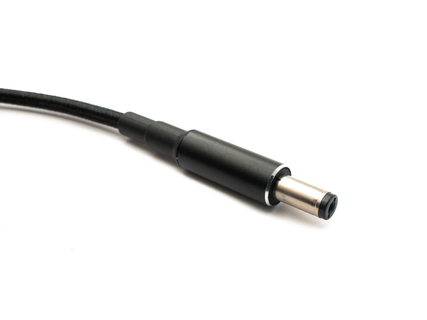 SYSTEM-S DC 20V Kabel 15 cm 5,5 x 2,1 Stecker zu USB 3.1 Typ C Buchse geflochten