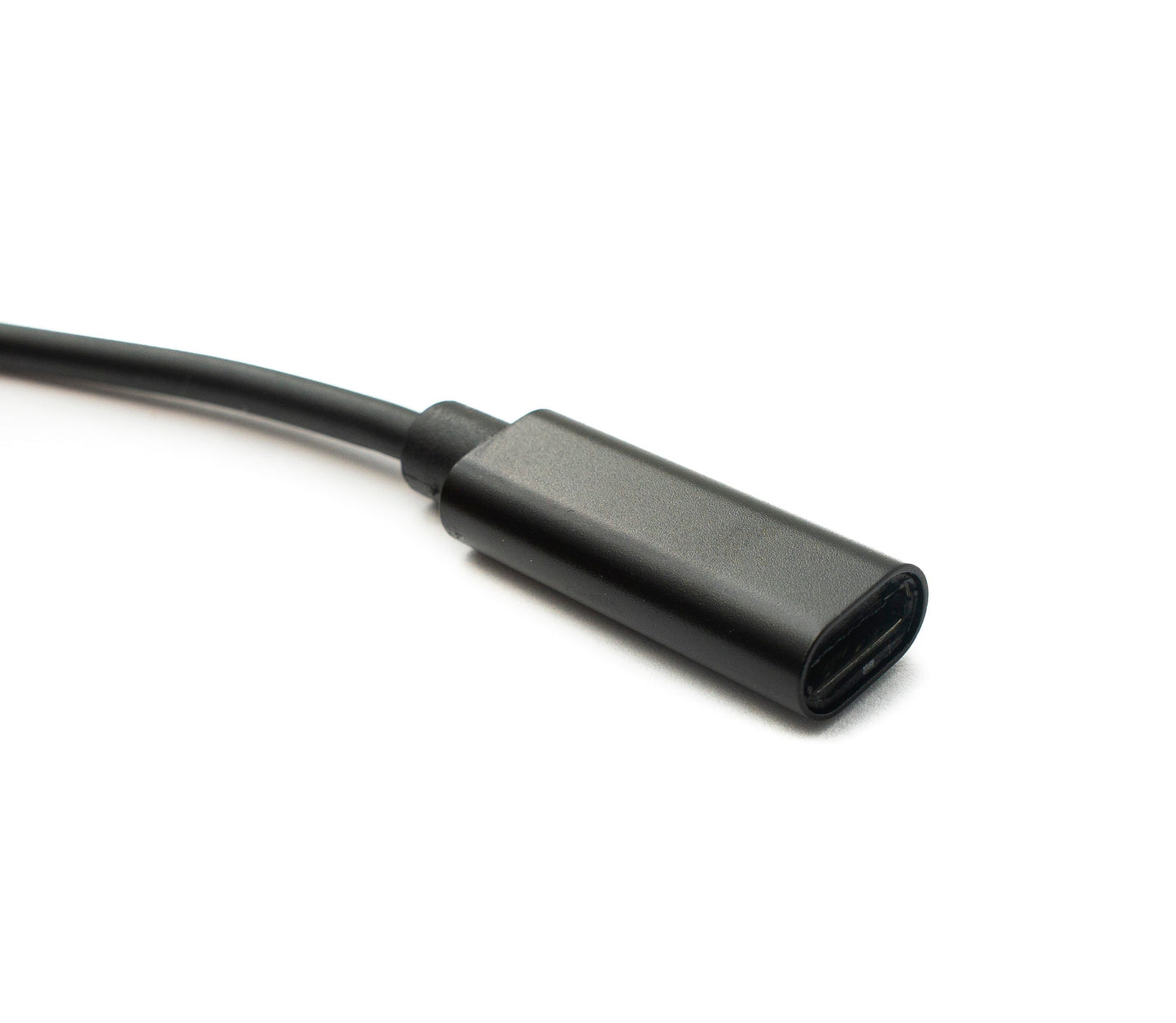 SYSTEM-S USB 3.1 snúra 15 cm Type C kvenkyns hleðslusnúra fyrir Microsoft Surface svart
