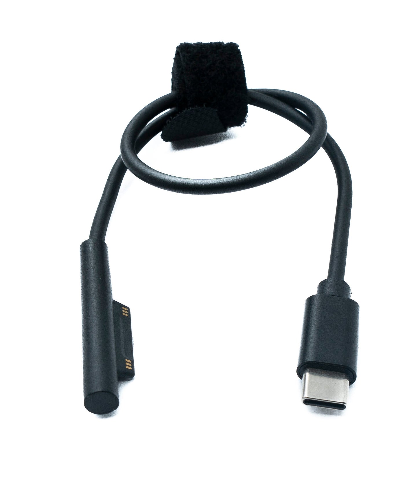 SYSTEM-S USB 3.1 snúra, 30 cm hleðslusnúra fyrir Microsoft Surface, svört