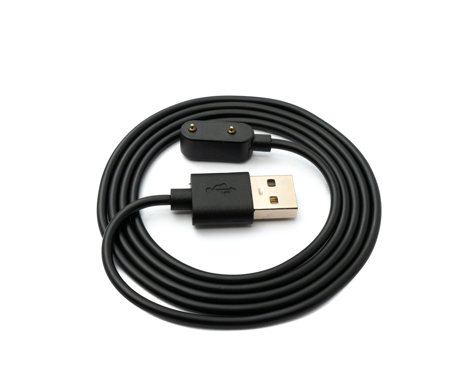 SYSTEM-S USB 2.0 snúra, 100 cm hleðslusnúra fyrir Oppo Band 2 snjallúr, svört
