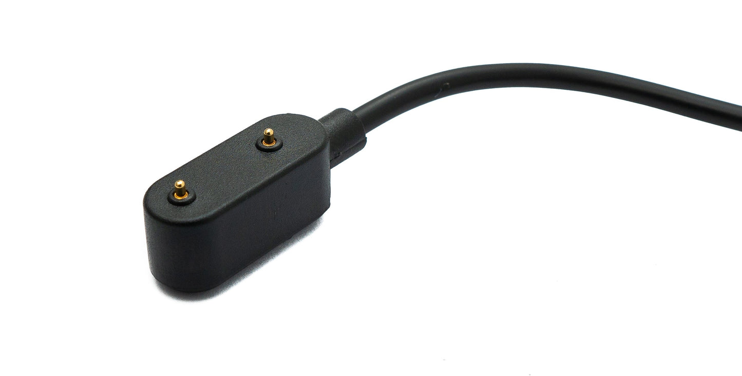 SYSTEM-S USB 2.0 snúra, 100 cm hleðslusnúra fyrir Oppo Band 2 snjallúr, svört