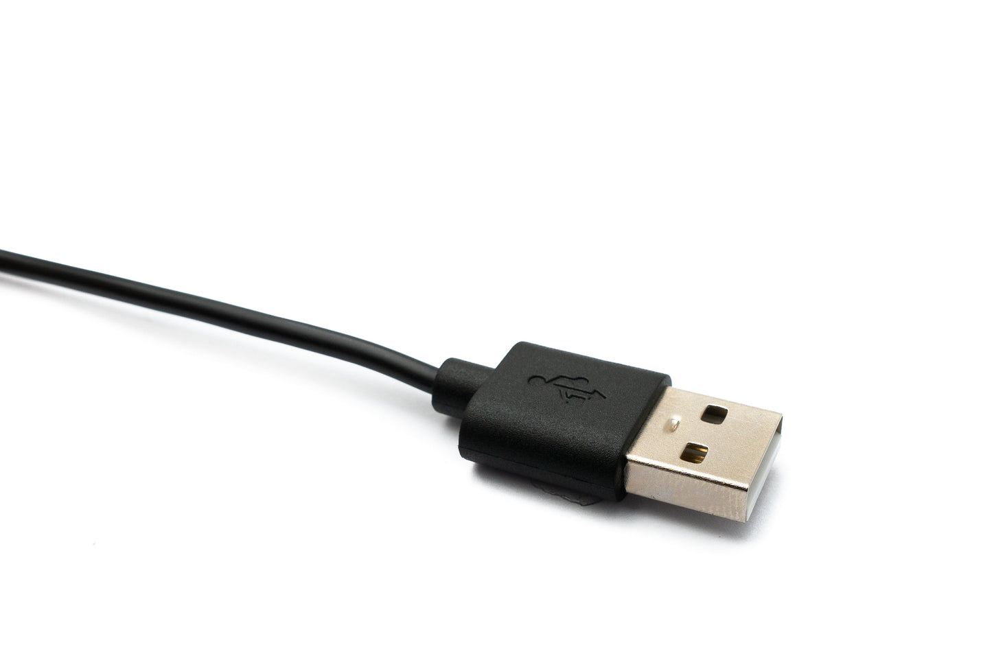 SYSTEM-S USB 2.0 snúra, 100 cm hleðslusnúra fyrir Oppo Band 2 snjallúr, svört