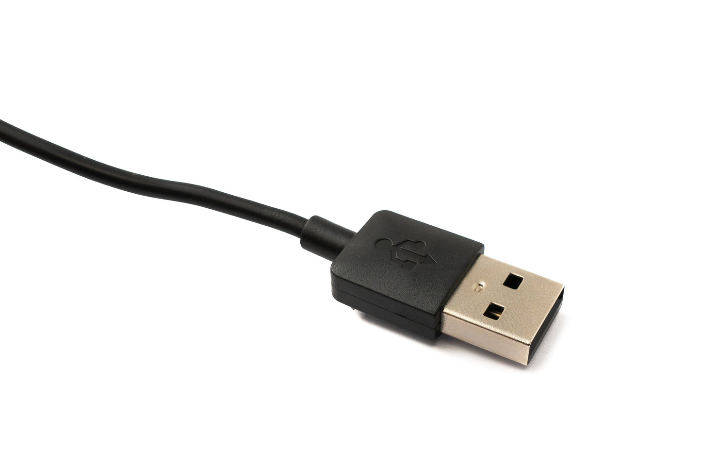SYSTEM-S USB 2.0 snúra, 100 cm hleðslusnúra fyrir Amazfit Falcon A2029 A2028 Angle, svört