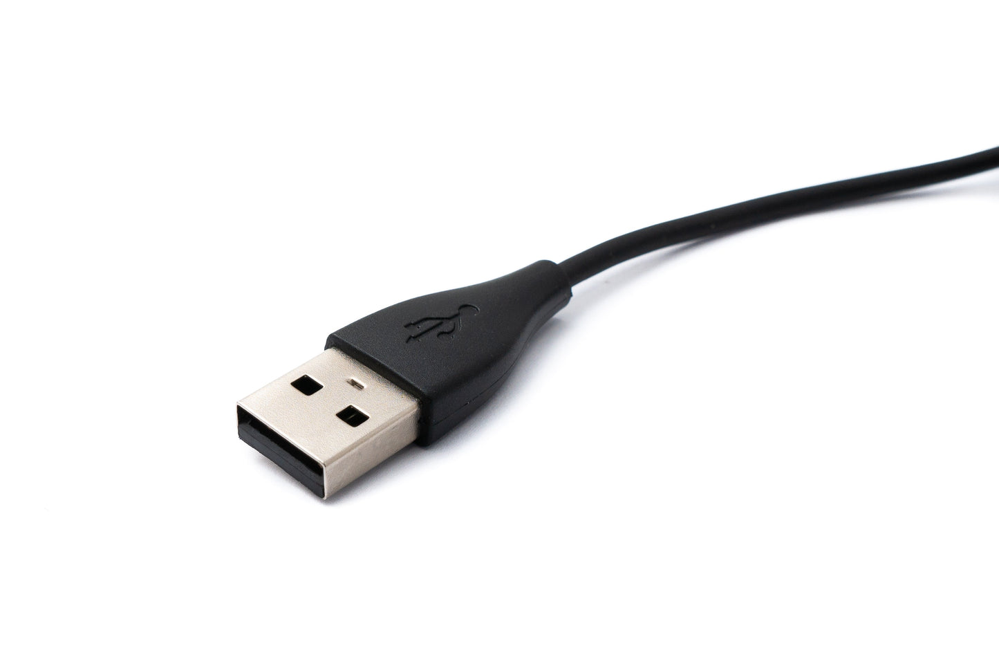 SYSTEM-S USB 2.0 snúra, 94 cm hleðslusnúra fyrir Fitbit Inspire 2 snjallúr, svört
