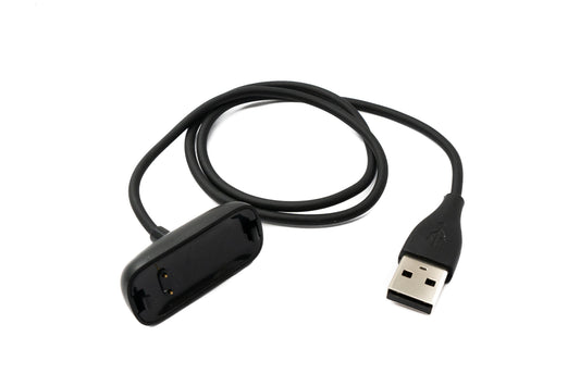 SYSTEM-S USB 2.0 cable 50 cm charging cable for Fitbit Inspire 3 Smartwach in black