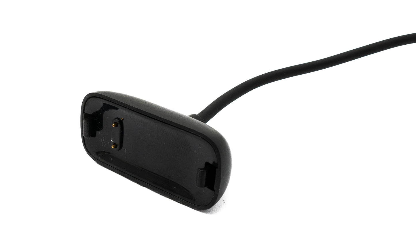 SYSTEM-S USB 2.0 Kabel 50 cm Ladekabel für Fitbit Inspire 3 Smartwach in Schwarz