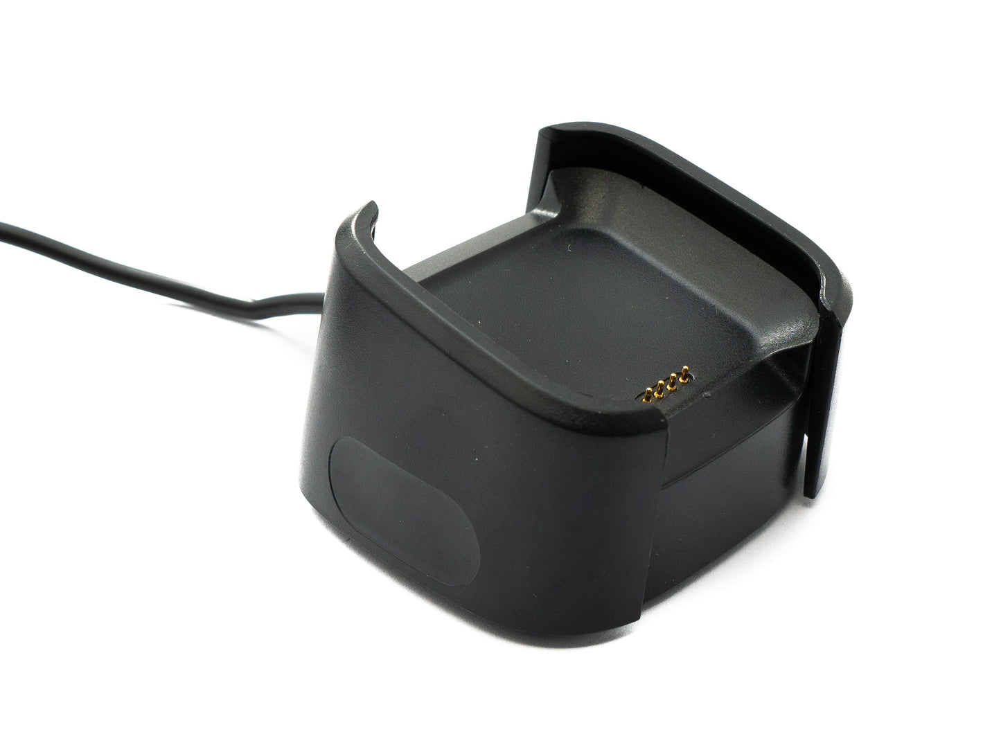 SYSTEM-S USB 2.0 Kabel 95 cm Ladestation für Fitbit Versa 1 Smartwach in Schwarz