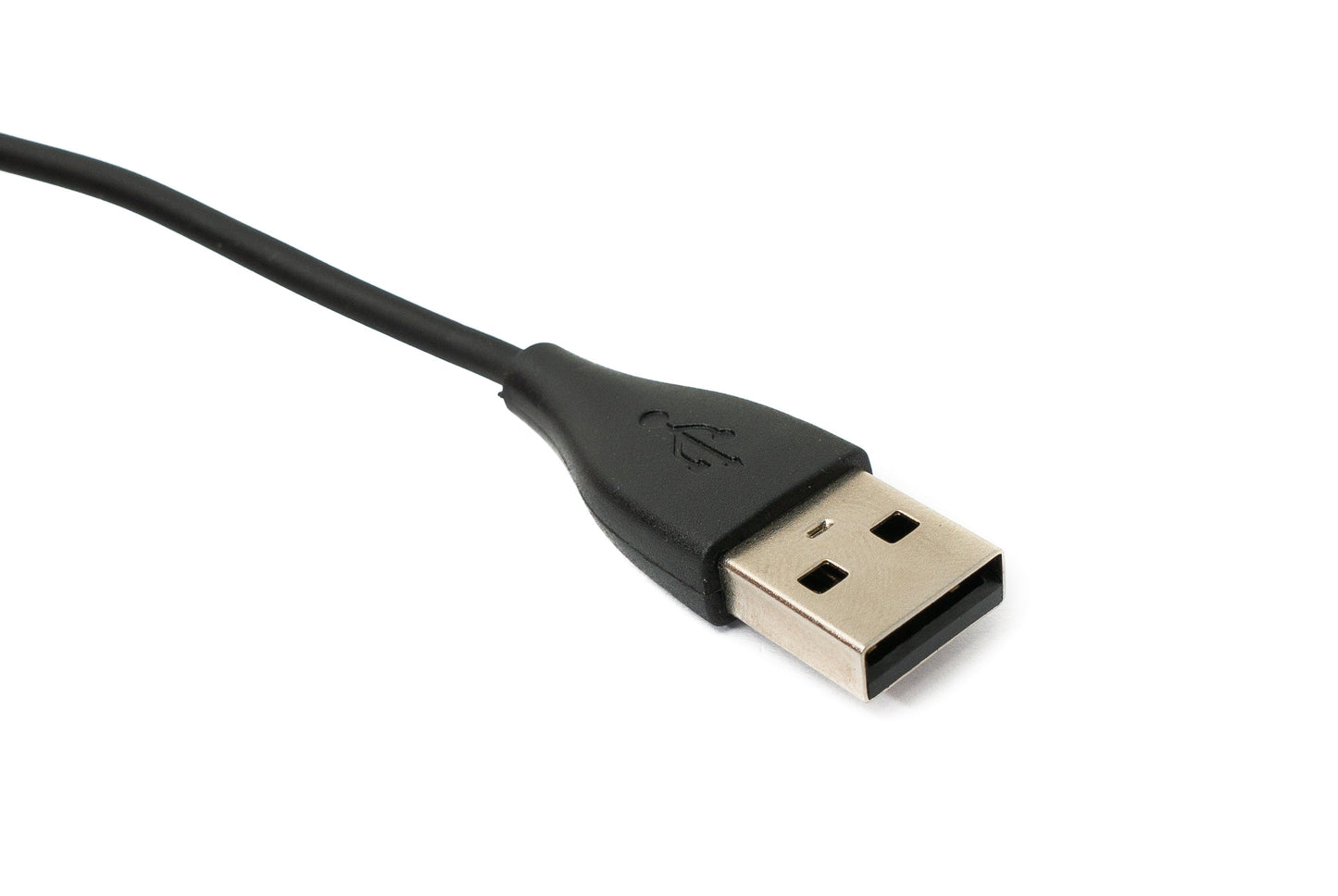 SYSTEM-S USB 2.0 snúra, 120 cm hleðslustöð fyrir Fitbit Versa 2 snjallúr, svört
