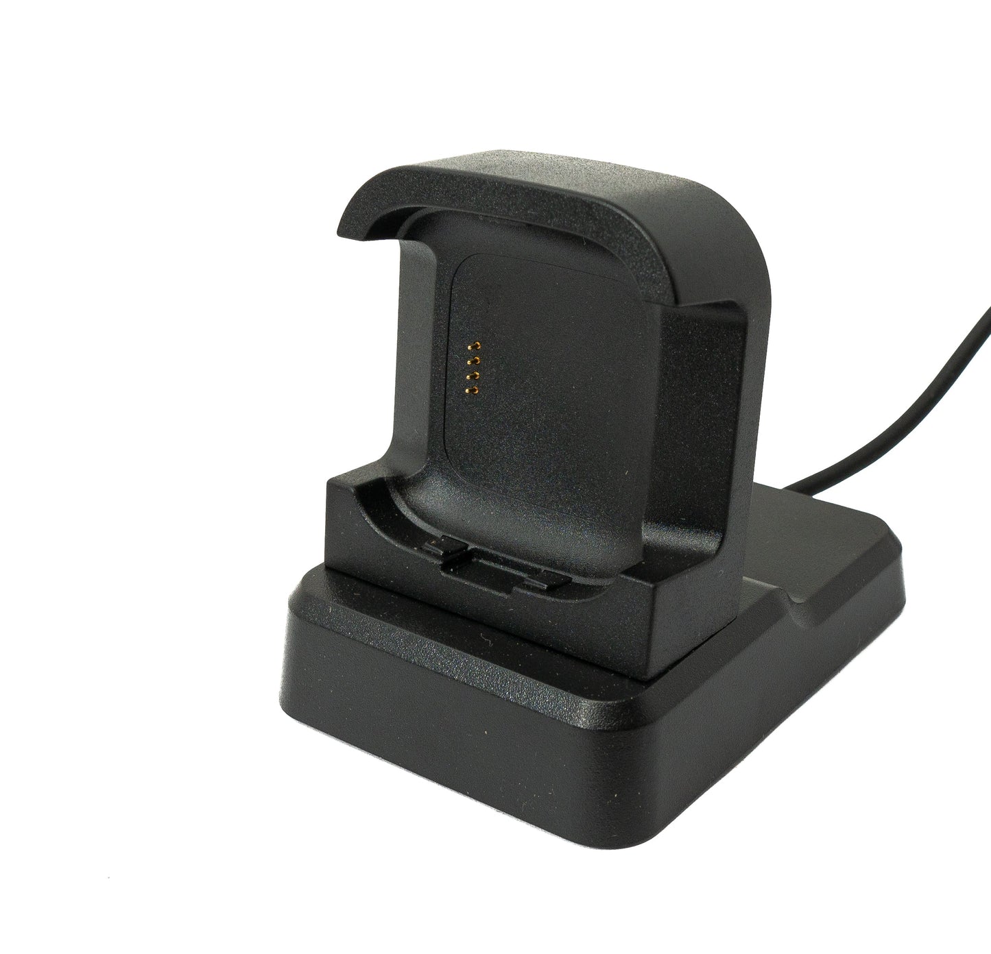 SYSTEM-S USB 2.0 snúra, 120 cm hleðslustöð fyrir Fitbit Versa 2 snjallúr, svört