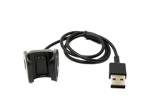 SYSTEM-S USB 2.0 cable 54 cm charging cable for Fitbit Charge 4 smartwatch in black