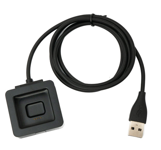 SYSTEM-S USB 2.0 cable 93 cm charging station for Fitbit Blaze Smartwatch in black