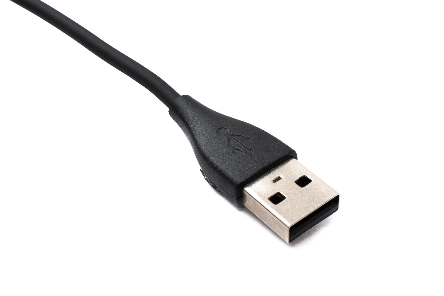 SYSTEM-S USB 2.0 snúra, 97 cm hleðslusnúra fyrir Fitbit Surge Smartwatch, svört