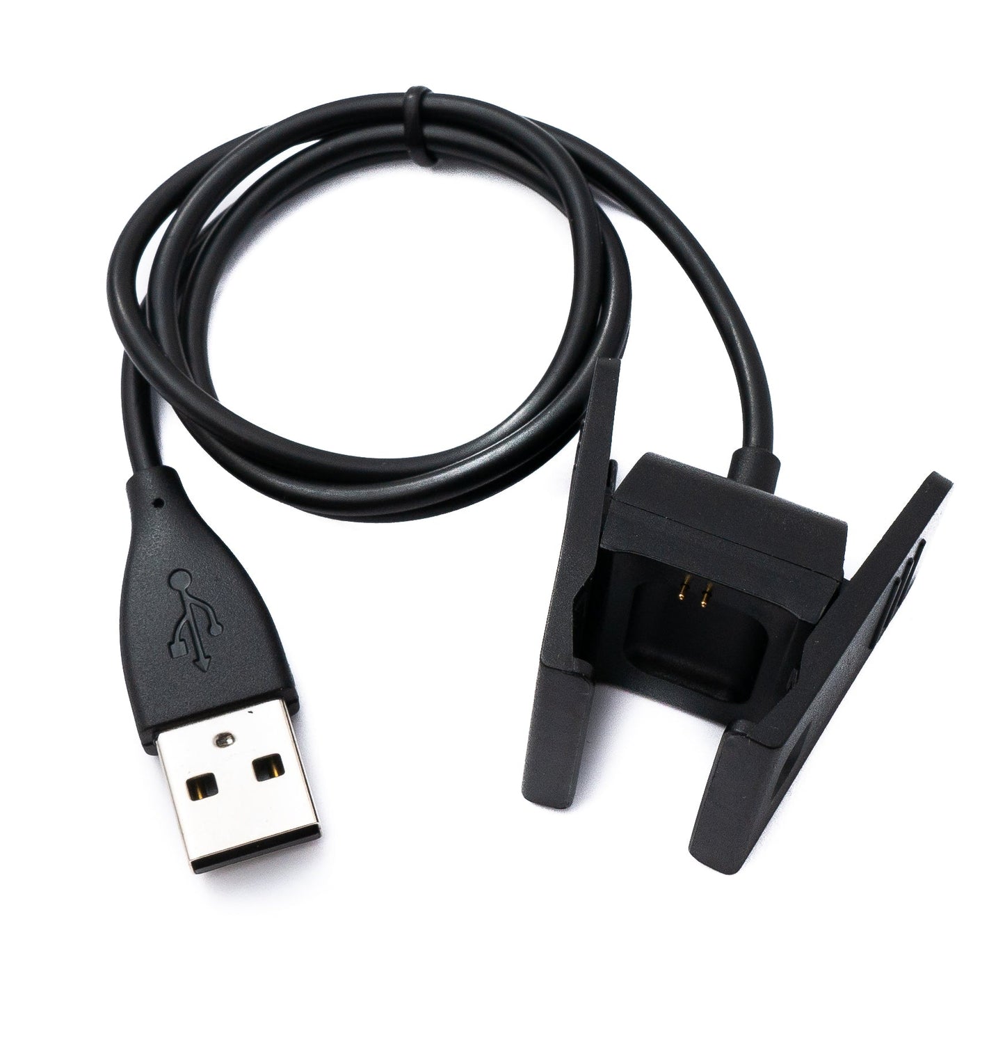 SYSTEM-S USB 2.0 cable 54 cm charging cable for Fitbit Charge 2 smartwatch in black