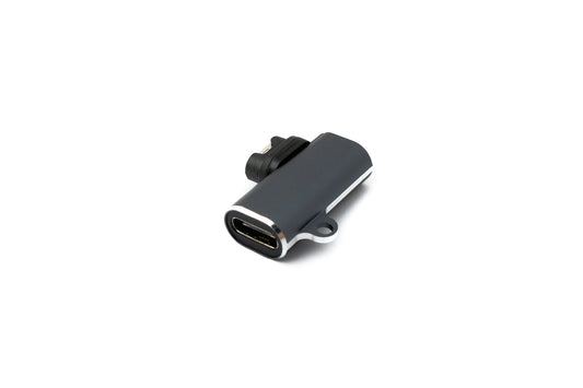 SYSTEM-S USB C 3.1 millistykki Tegund C kvenkyns í karlkyns fyrir Garmin snjallúr með horni