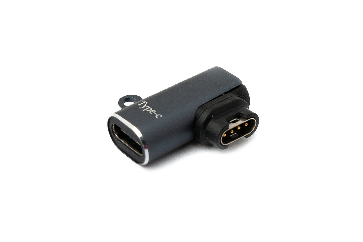 SYSTEM-S USB C 3.1 millistykki Tegund C kvenkyns í karlkyns fyrir Garmin snjallúr með horni