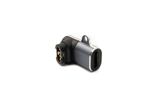 SYSTEM-S USB 3.1 Type C millistykki kvenkyns í karlkyns fyrir Garmin snjallúr