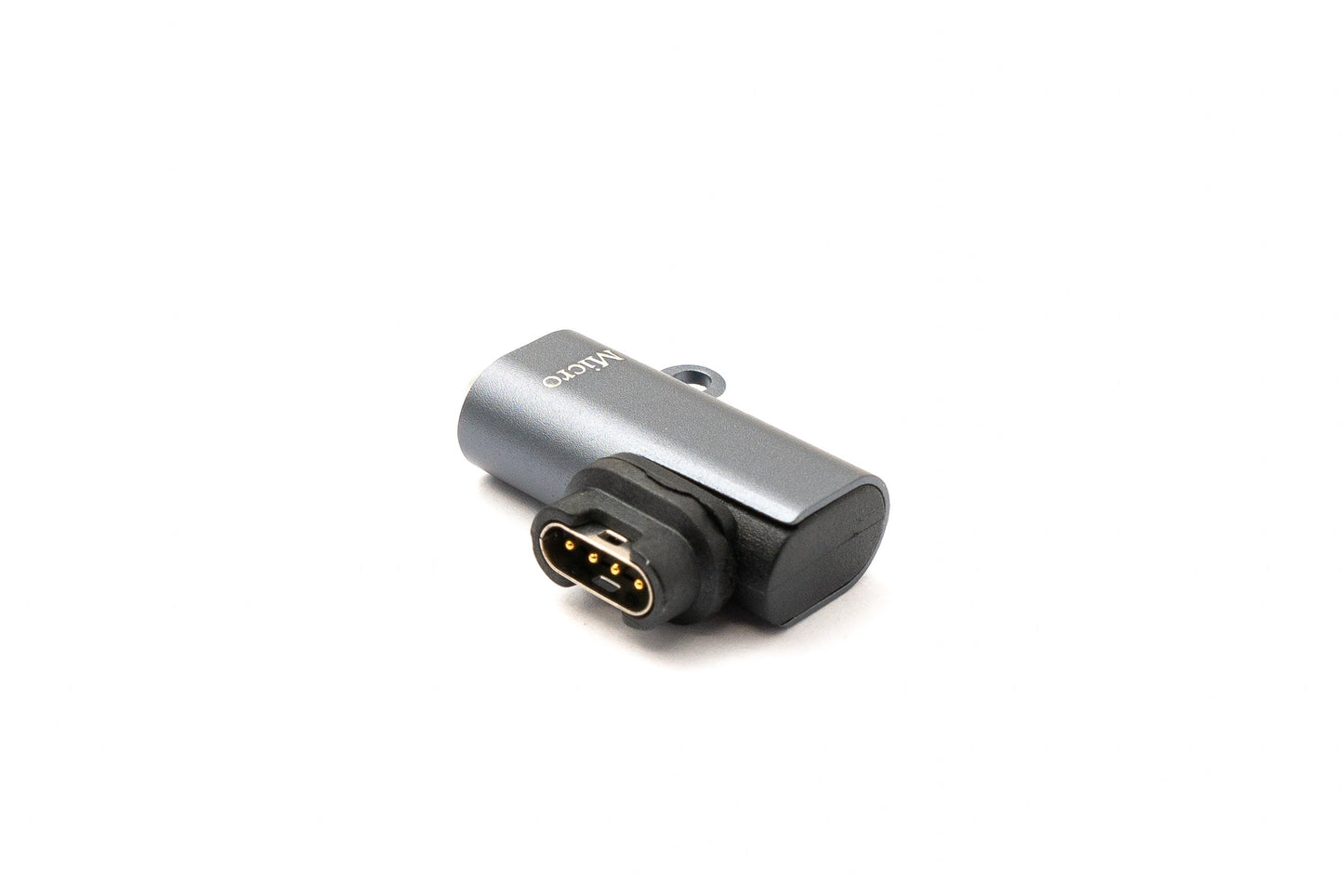 SYSTEM-S USB 2.0 Adapter Micro B Buchse zu Stecker für Garmin Smartwatch Winkel rechts