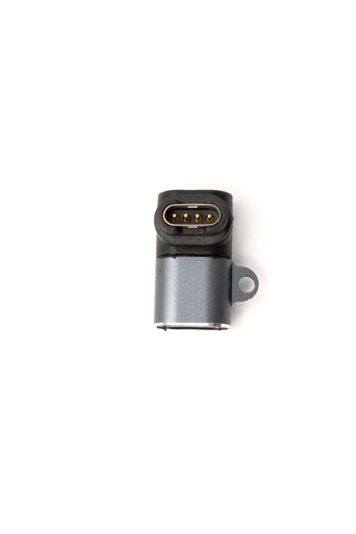 SYSTEM-S USB 2.0 millistykki Micro B kvenkyns í karlkyns fyrir Garmin snjallúr með horni
