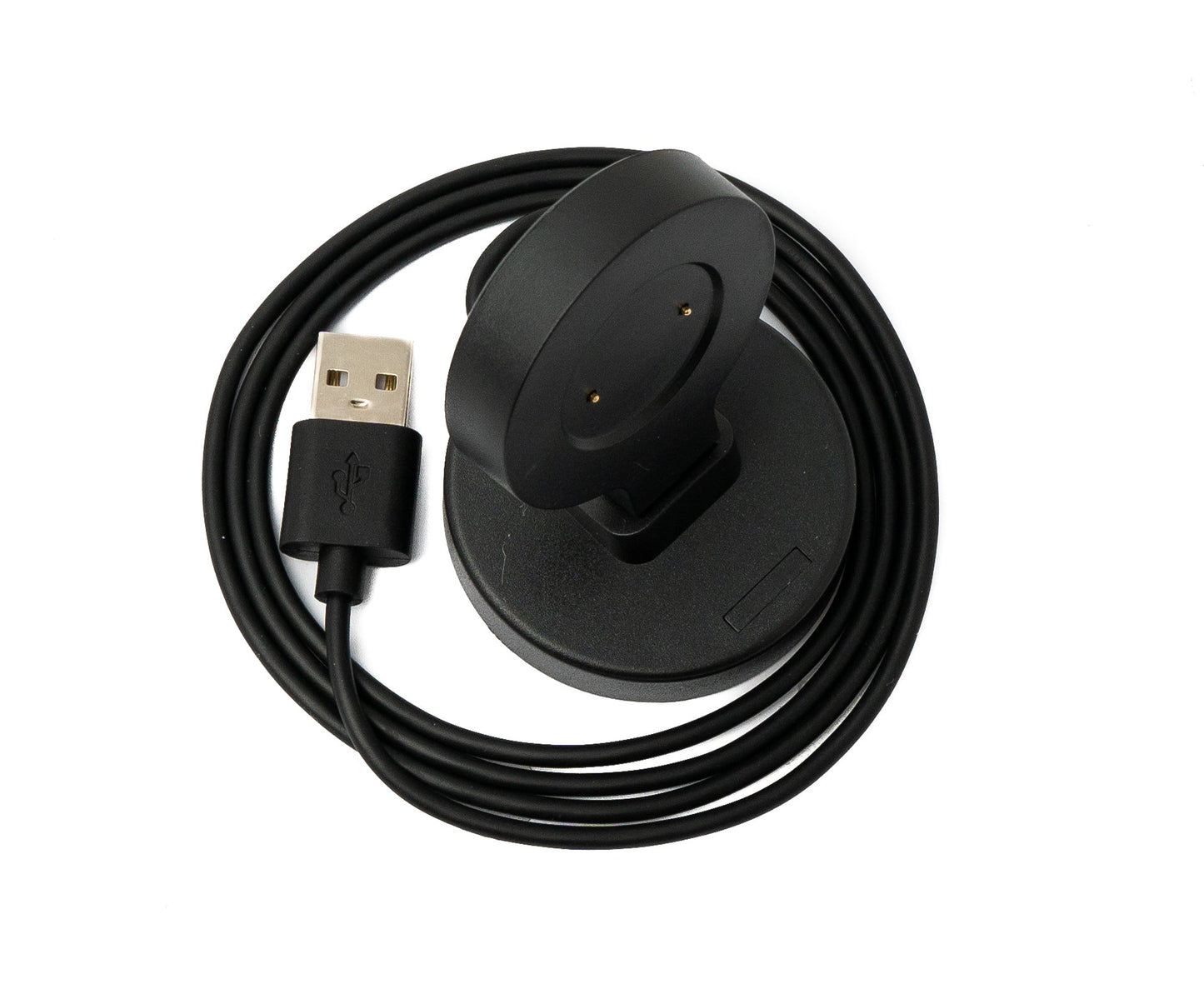 SYSTEM-S USB 2.0 Kabel 100cm Ladestation für Huawei Watch GT Smartwatches in Schwarz
