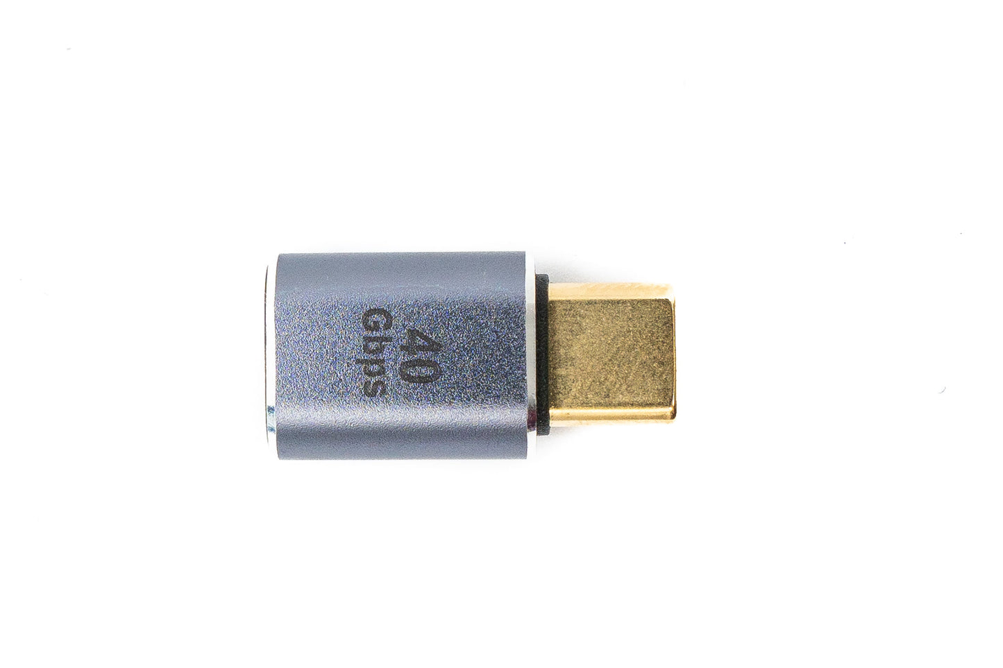 SYSTEM-S USB4 USB millistykki Tegund C karlkyns í kvenkyns 40 Gbit/s USB 4.0 snúra í gráu