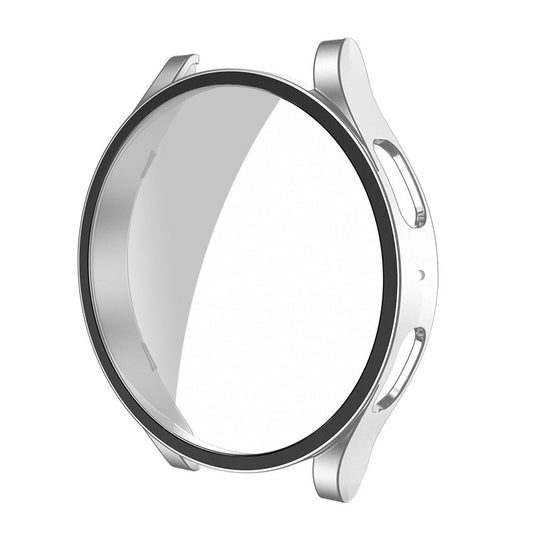 SYSTEM-S hlífðarhulstur 40 mm úr PC fyrir Samsung Galaxy Watch 5 4 í gráu
