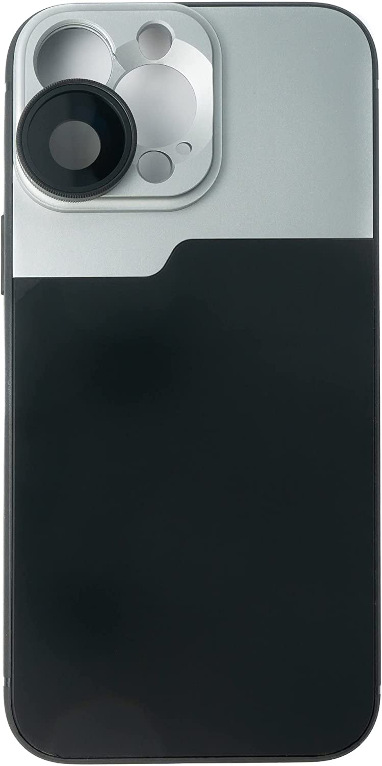 SYSTEM-S CPL Filter Circular Polarizer Lens with Case Black for iPhone 14 Pro Max