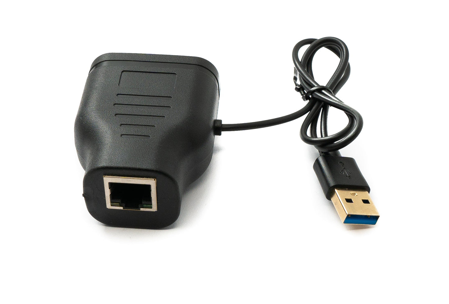SYSTEM-S LAN Y millistykki 2x RJ45 kvenkyns í kvenkyns Ethernet skiptingartæki USB 3.0 snúra svart