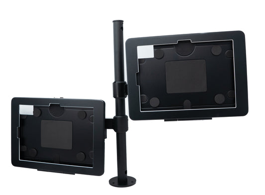 SYSTEM-S Doppel Tischhalterung 360° Ständer abschließbarfür iPad 10 Pro 11 Air 4 5