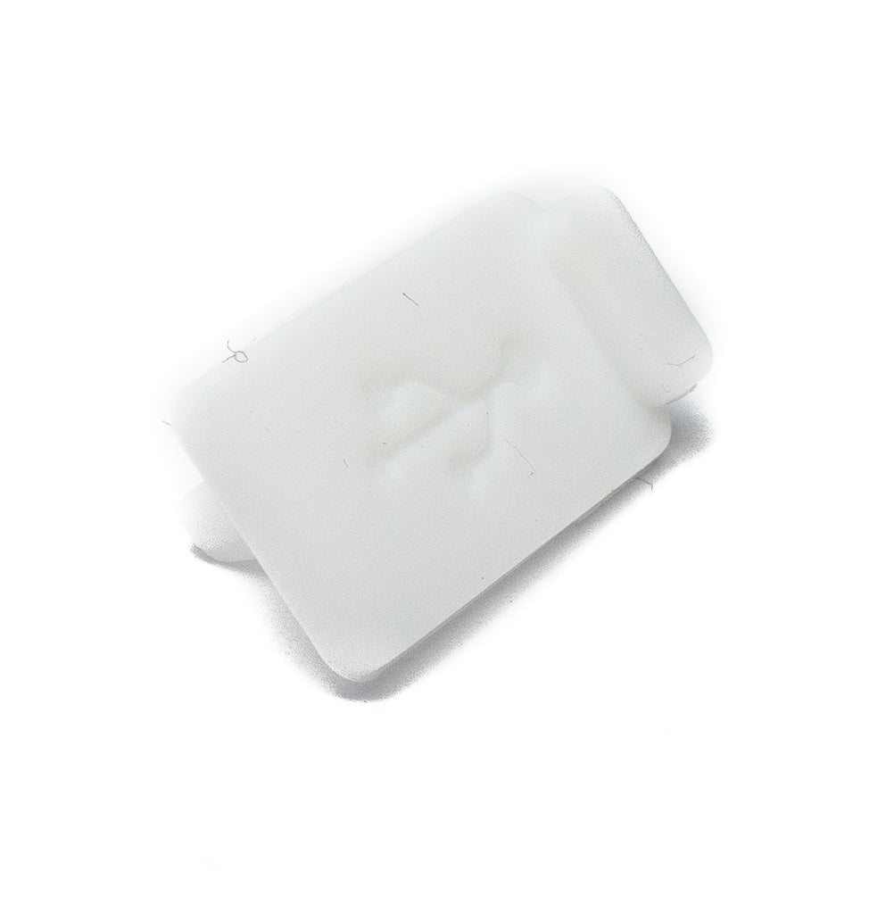 SYSTEM-S 6x USB Type A rykvarnarhlíf úr sílikoni í hvítu