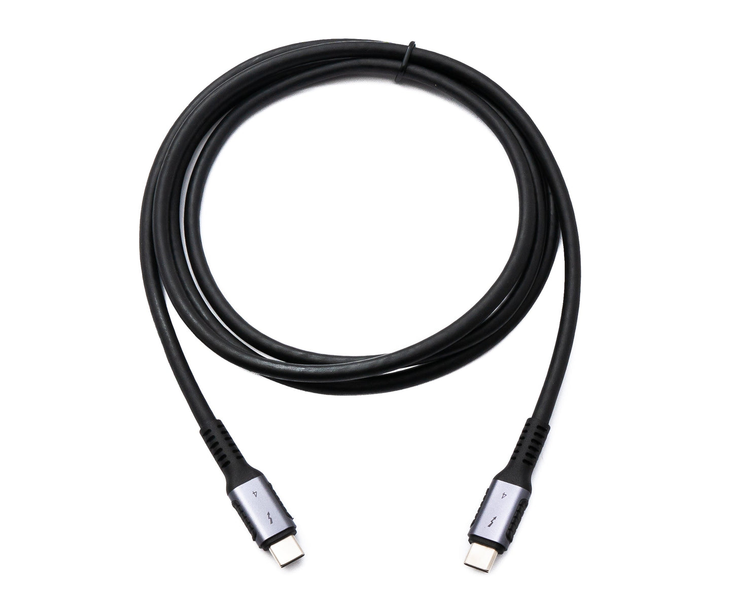 SYSTEM-S Thunderbolt 4 Kabel 150 cm Typ C Stecker zu Stecker Adapter 40 Gbit/s USB 4.0