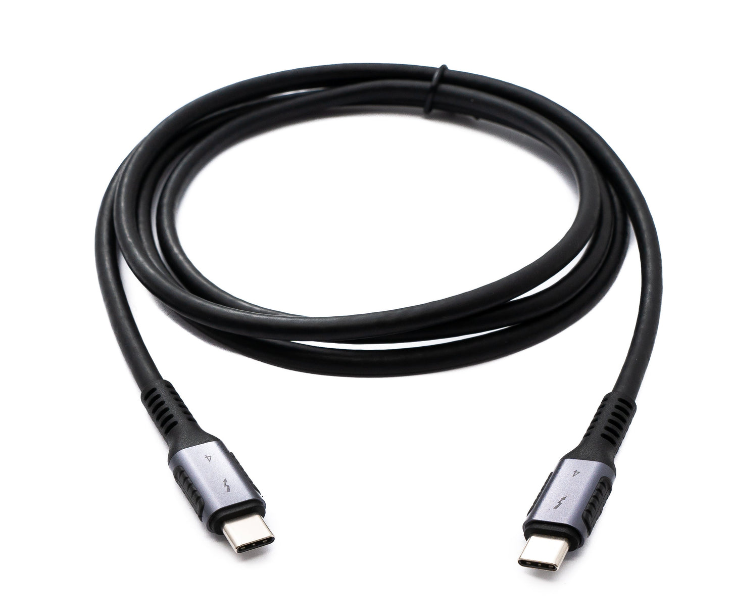 SYSTEM-S Thunderbolt 4 Kabel 150 cm Typ C Stecker zu Stecker Adapter 40 Gbit/s USB 4.0