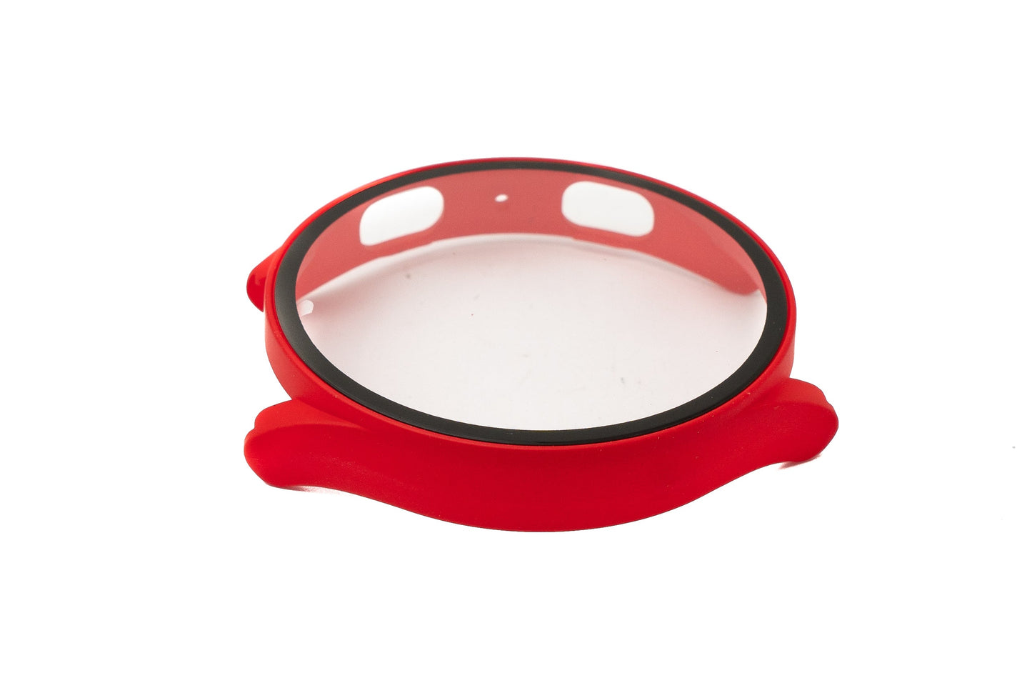 SYSTEM-S Schutz Hülle Case 44 mm aus PC für Samsung Galaxy Watch 5 4 in Rot